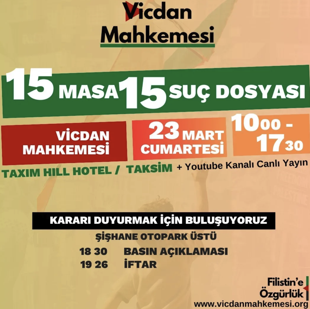 Vicdan Mahkemesi 15 Masa 15 Suç Dosyası 23 Mart Afişi